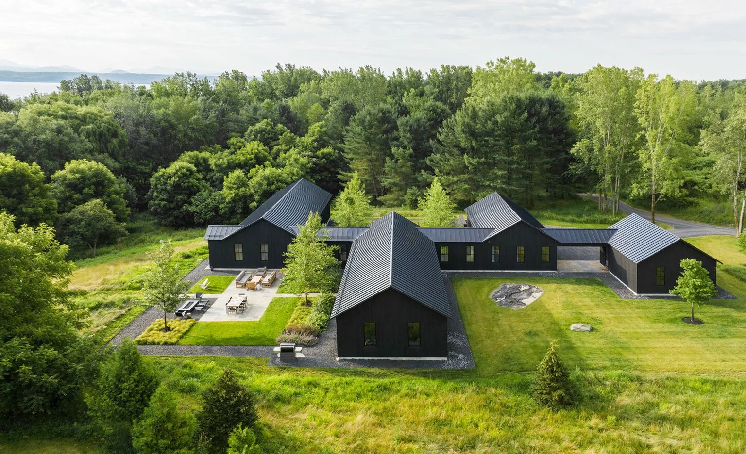 The homestay from above